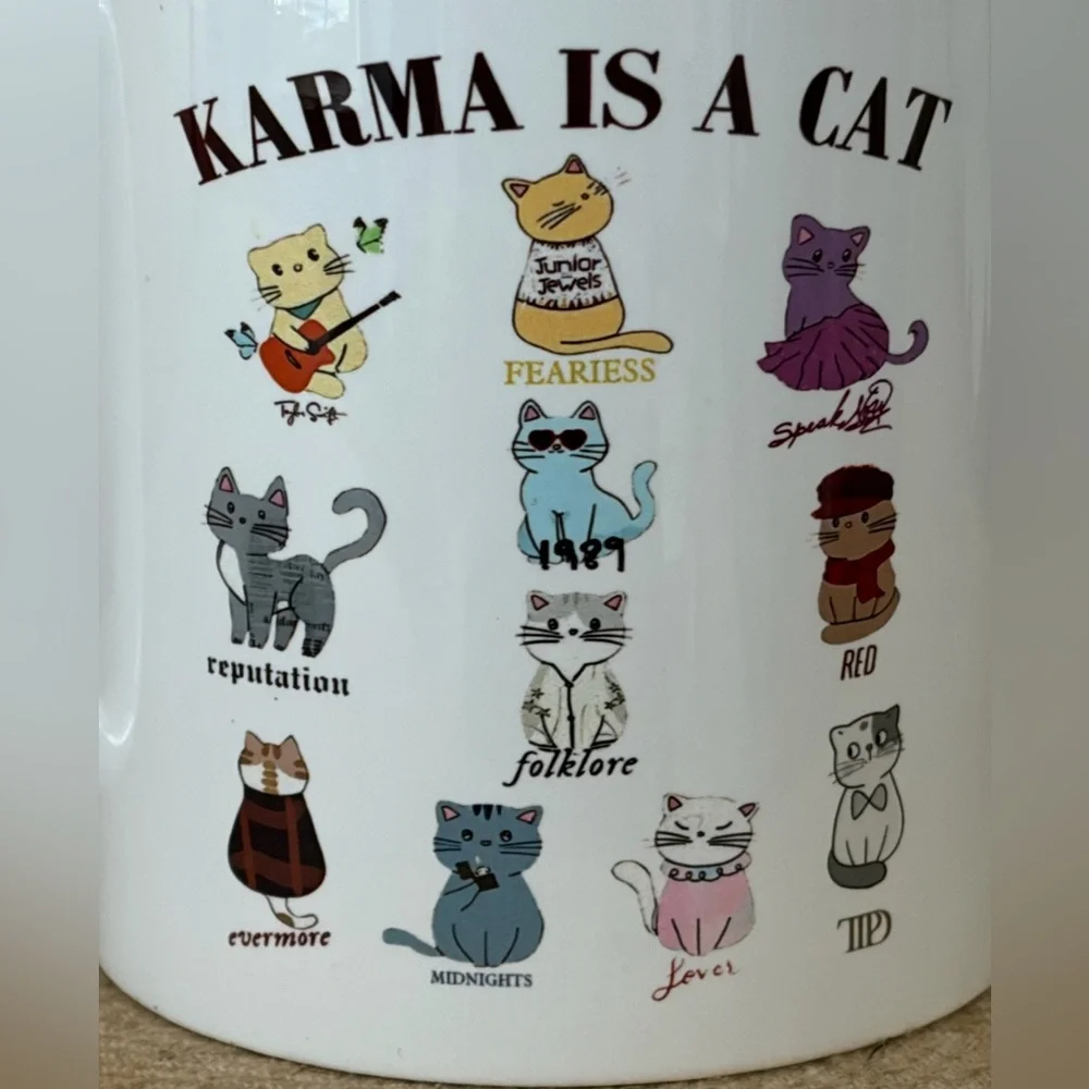 NWT Karma is a Cat Mug